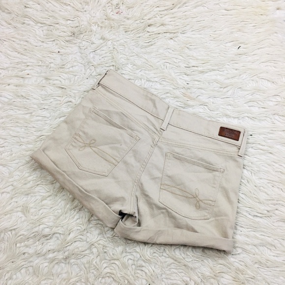 Denizen From Levi’s Cream Modern Shorts Size 6 - Picture 6 of 12